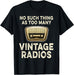 Antique Radio Shirt Vintage Radio Collector Tshirt Gift T-Shirt
